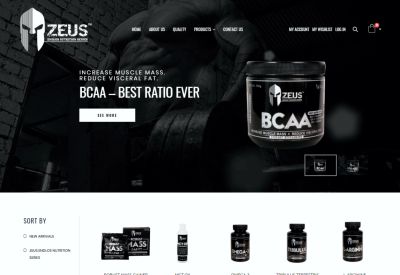 zeus nutritions online store for supplements